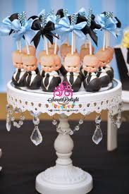 Baby 1st Birthday Goodie Bag Ideas Boss Baby Dessert Table Sweets Delight Baby Birthday Party Boy Baby Boy First Birthday Boss Birthday