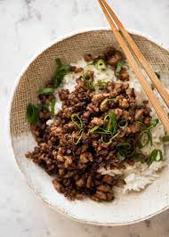 Vietnamese Caramelised Pork Bowls Recipe Ground Pork Recipes Recipes Bulgogi Recipe