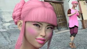 Pretty in pink 3D Render, Digital Art by sonny-conner