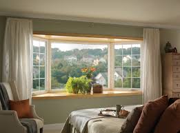 If you have bay windows that are located far from the sink or cooktop area then you could experiment with your choice of window treatment. How To Solve The Curtain Problem When You Have Bay Windows