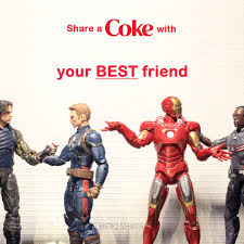 When you and your best friend can share your innermost crazy thoughts, keep that person for life. Share A Coke With Your Best Friend Captainamerica Bucky Wintersolider Ironman Falcon Avengers Marvel Shareac Share A Coke Best Friends Your Best Friend