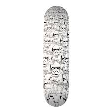 Stormtrooper Army Pattern Skateboard Zazzle Com In 2020 Stormtrooper Skateboard Cool Skateboards