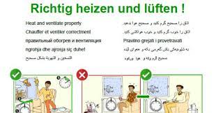Wer beim lüften der wohnung nicht aufpasst, hat hohe heizkosten. Mehrsprachiges Plakat Richtig Heizen Und Luften Kreis Soest