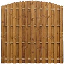Vidaxl Panneau De Cloture Arque En Bois Planches Intercalees Jardin Terrasse Avec Images Panneau De Cloture Cloture Bois Cloture Bambou