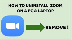 How To Uninstall Zoom On A Pc Laptop Remove Zoom Meetings On A Pc Laptop Tutorials In Hindi Youtube