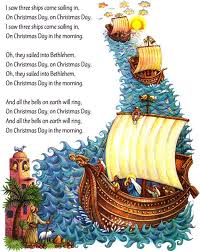 I Saw Three Ships Xmas Songs I Saw Saw