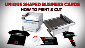 Create free, custom business card designs. How To Cut Unique Shaped Designs For Business Cards With Fcx 4000 Youtube