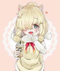 けものフレンズ アルパカ フラペチーノって言うんだってぇ 二次創作 けものフレンズ com アニメの女の子猫 アニメのネコ アニメ アートファンタジー