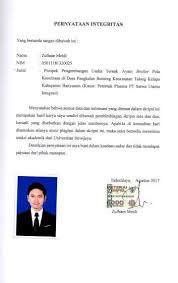 Yang bertanda tangan di bawah ini Prospek Pengembangan Usaha Ternak Ayam Broiler Pdf Download Gratis