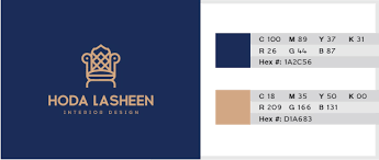 As this color scheme's central color, blue conveys trust and accountability. Navy Blue And Gold Color Logo Novocom Top
