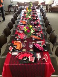 Spanish Bridal Shower Table Spanish Party Spanish Dinner Dinner Party Decorations