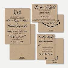 Simple Kraft Wedding Invitation Set Template Wedding Etsy In 2021 Kraft Wedding Invitations Wedding Invitations Rsvp Rsvp Wedding Cards Wording