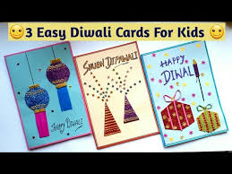 As you perform the puja rituals of diwali, i silently pray to lord ganesha to shower happiness and prosperity upon you. Diwalicard Diwalicardidea Diy Easy Diwali Greeting Card For Kids Easy Diwali Card Making Idea