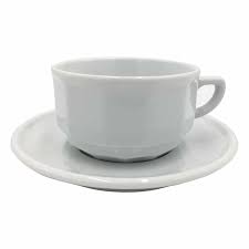 A coffee mug planter and a saucer can go well together. Breakfast Cup And Saucer 1 X 280ml Apilco Bistro Breakfast Cup And Saucer White The Big Kitchen Cookware Bakeware Kitchenware Shop Bristol