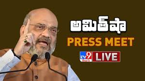 Amit Shah Press Meet Live Amit Shah Road Show Ghmc Elections 2020 Tv9 Youtube