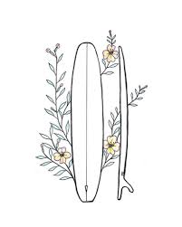 Ocean Inspired Photographer And Illustrator Makenna Sacco Surf Drawing Surfboard Art Surf Tattoo