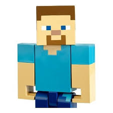 Minecraft Steve Large Scale Action Figure Minecraft Steve Action Figures Minecraft