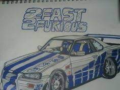 You are viewing some 2 fast 2 furious skyline coloring page sketch templates click on a template to sketch over it and color it in and share with your family and friends. 7 Drawings Ideas Drawings Sketches Skyline Gtr R34