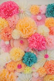 50 Prettiest Pom Poms Decor Ideas For Your Wedding Diy Photo Backdrop Paper Flowers Crafts