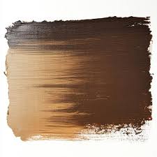 Deep Chestnut Brown Paint On A White