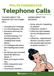 Useful Phrases For Telephone Calls In 2020 English Phrases Conversational English Learn English Words