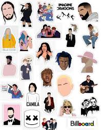 Musical Artists Sticker Pack Sticker By Lauren53103 Tumblr Stickers Iphone Case Stickers Stickers Packs