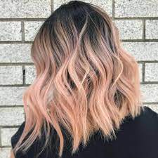 20 Fabulous Summer Hair Color Ideas Amazing Hair Colours Peach Hair Blorange Hair Short Hair Balayage