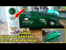 Jual pilox rj london zuper spray 400cc/cat semprot rj/pylox/pilox dengan harga. Hijau Lumut Rj London Bukan Tandingan Y Samurai Paint Youtube