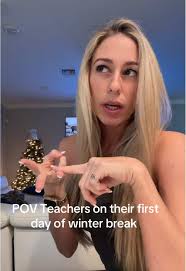 POV: Teachers Celebrating First Day of Winter Break