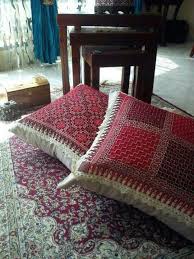 الوان رائعه Palestinian Embroidery Cross Stitch Pillow Palestinian Crafts