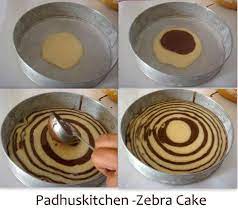 Zebra Cake Recipe Marble Cake Zebra Pattern Padhuskitchen Zebra Cake Cake Tasting Marble Cake