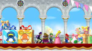 Collecting treasure, princess is a bonus. Wario Waluigi Over Yellow Blue Toad New Super Mario Bros Wii Mods