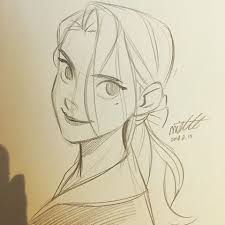 Daily Sketch Character Sketch Drawing Miacat Miacatart Cartoon Drawings Cartoon Art Styles Character Drawing