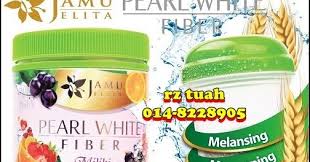 Harga jamu jelita pearl white fiber murah. Jamu Jelita Pearl White Fiber Aura Mega Shoppe