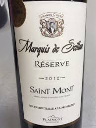Lista produktów marki saint mont. Plaimont Marquis De Seillan Saint Mont Reserve Vivino