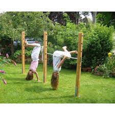 Diese turnstangen werden häufig auf einem spielplatz verbaut. Doppel Turnreck Reckstangen Fur Ihre Kinder Im Garten