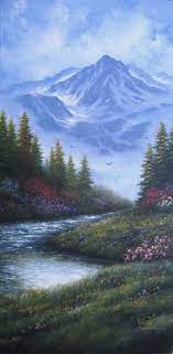 Mountain Landscape Oil Painting Vickie Wade By Vickiewadefineart 145 00 Landscape Paintings Oil Painting Landscape Mountain Paintings