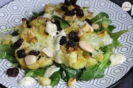 Salade De Chou Fleur Grille Au Curry Sauce A La Moutarde Salade Chou Fleur Chou Fleur Chou Fleur Grille