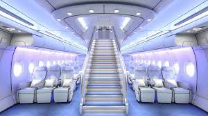 Inside airbus' bizarre twin jet double deck plane concept. A380 Airspace Airbus