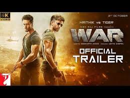 War Official 4k Trailer Hrithik Roshan Tiger Shroff Vaani Kapoor Releasing 2 October 2019 Youtube Hrithik Roshan Movie Trailers Tiger Shroff
