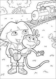 By using this coloring page, the children will be able to follow dora's journey to found the interesting stuff. Kids N Fun Com 84 Coloring Pages Of Dora The Explorer