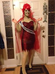 I began the miss argentina costume three halloweens ago. Miss Dead Receptionist Costume