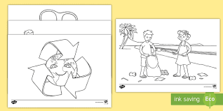 There are tons of great resources for free printable color pages online. Recycling Colouring Pages Parents The Environment