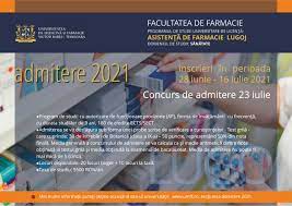 Completarea online a fișei de înscriere și Admitere Ciclul LicenÈÄ 2021 Universitatea De MedicinÄ Èi Farmacie Victor BabeÈ TimiÈoara