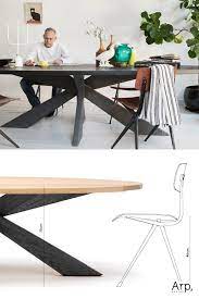 longlegs classic arp design ovalen tafel eettafel ontwerpers