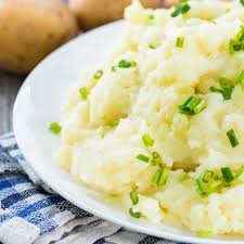 Light Fluffy Dairy Free Mashed Potatoes Recipe Pork Steak Recipe Dairy Free Mashed Potatoes Mashed Potatoes Without Milk