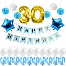 Turning 30 is a huge deal for most men as it represents the next big birthday after their 21 st. Zljq 30th Birthday Decoration Kit Happy 30 Years Old Birthday Party Decorations Adult Men Women Supplies Photo Booth Props Ballons Accessories Aliexpress