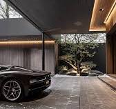 A minimalist mansion inspired by traditional Chinese architecture and  Japanese philosophy — where clean lines, soft natural light, dark wood and  stone textures, and serene indoor Zen gardens come ...