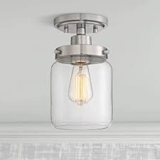 We did not find results for: Devonshire Modern Farmhouse Ceiling Light Semi Flush Mount Fixture Brushed Nickel 6 Wide Clear Glass For Bedroom Kitchen Living Room Hallway Bathroom 360 Lighting Amazon Com