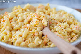 They go hand in hand, just like pb&j or chips and dip. World S Best Hawaiian Macaroni Salad Your Cup Of Cake